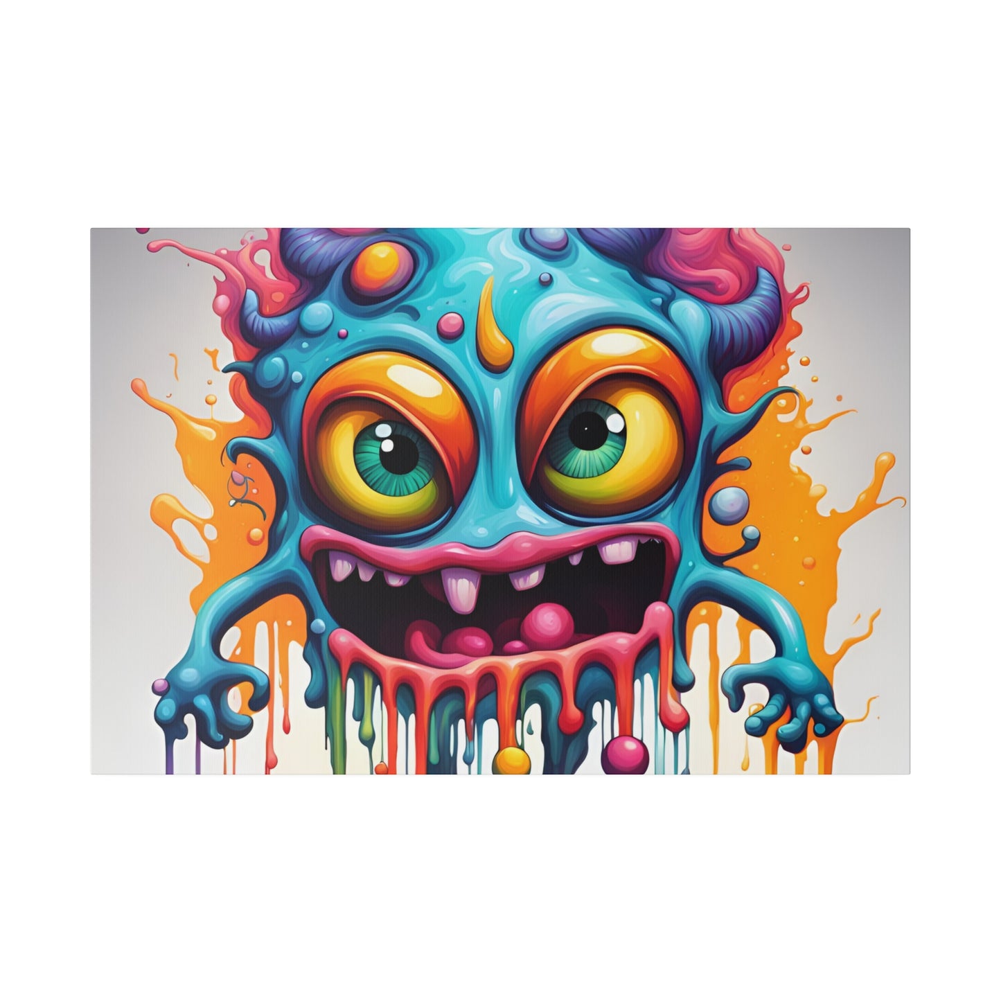 Wacky Splatz Matte Canvas, Stretched, 0.75"