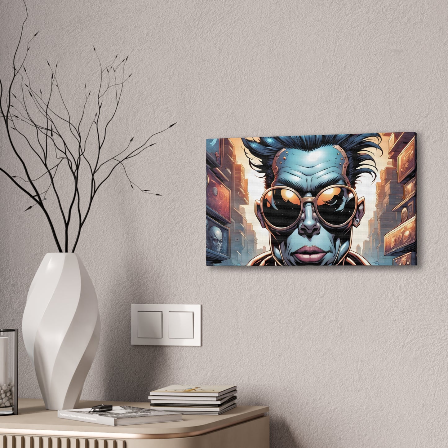 Punkz Canvas Stretched, 0.75"