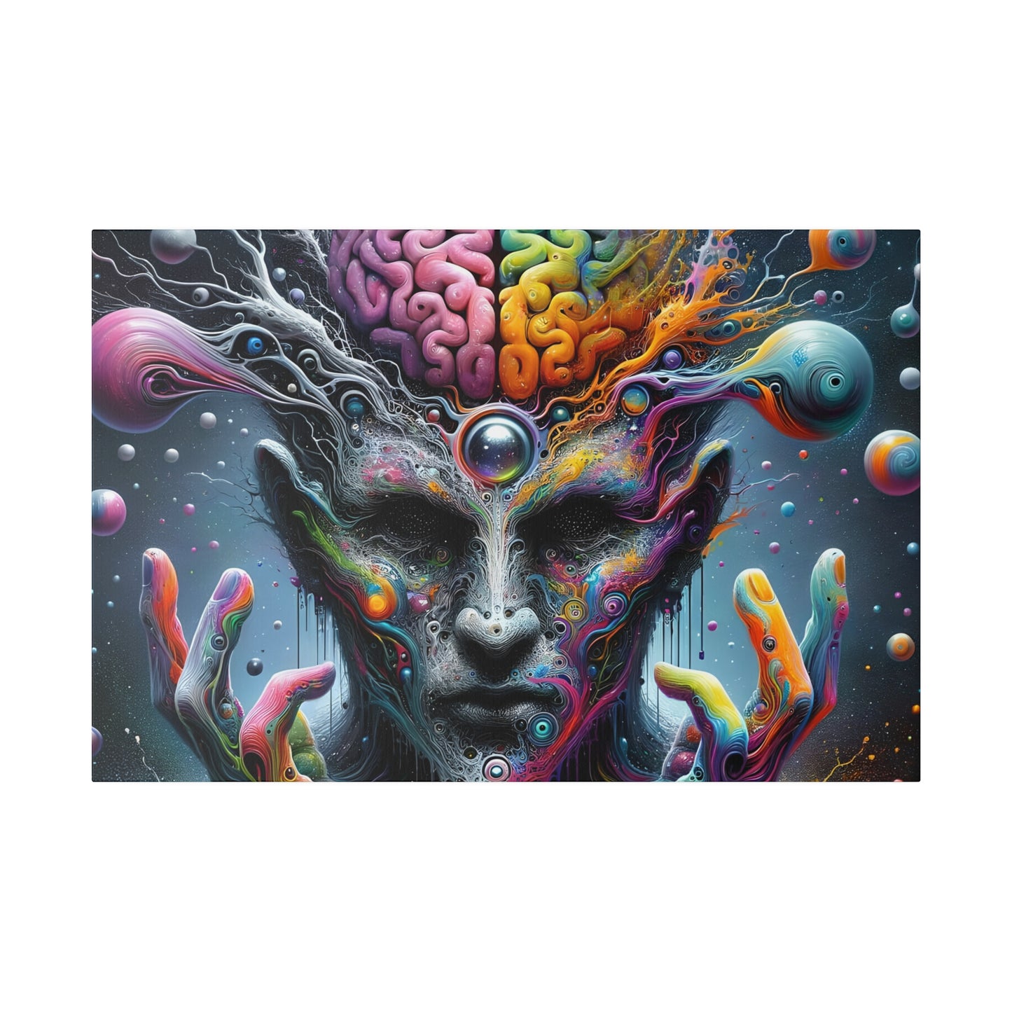 Mind Blown Matte Canvas, Stretched, 0.75"