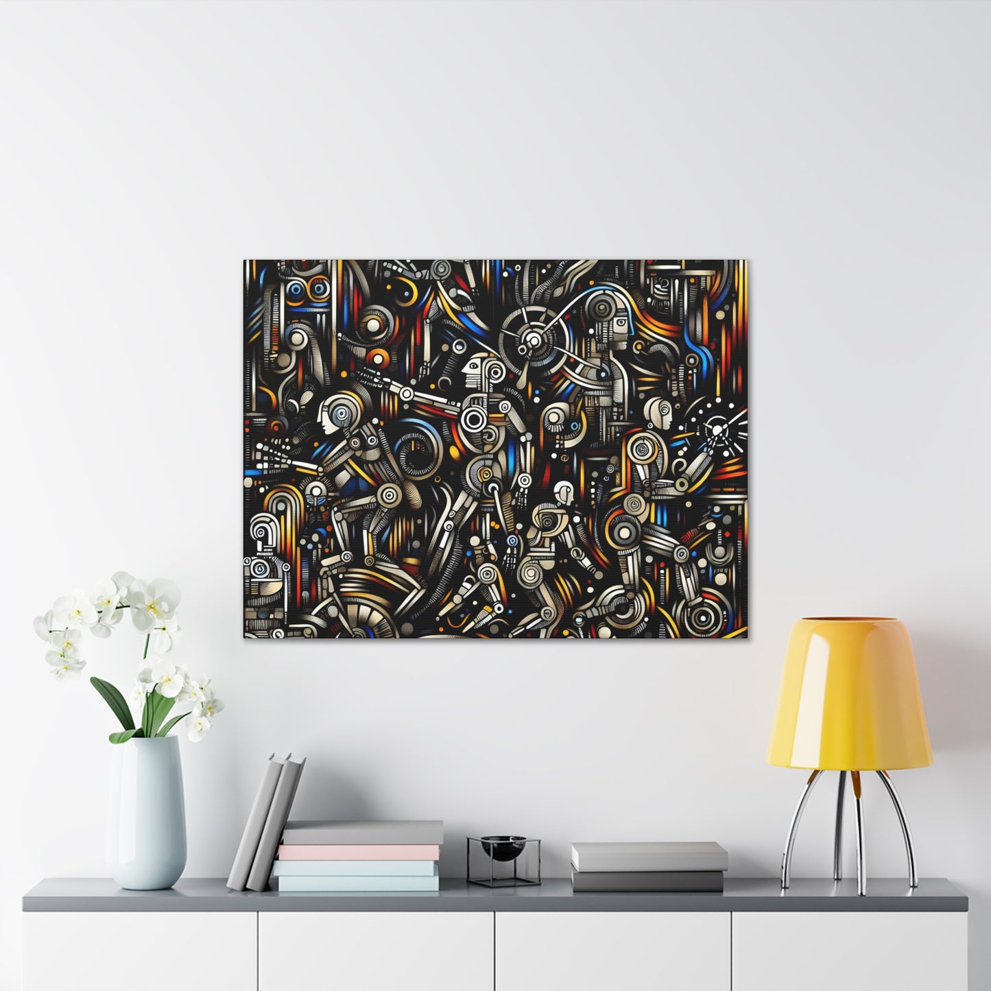 Robotz Canvas Stretched 0.75" Wall Art