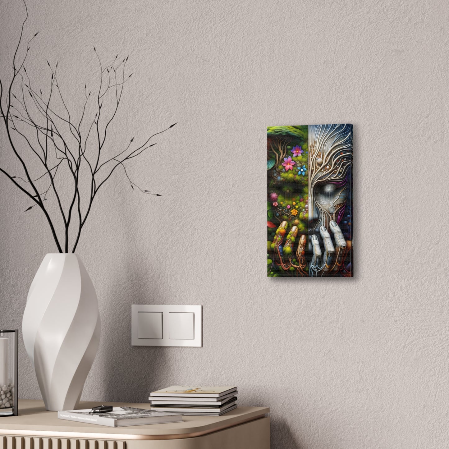 Duality Canvas Art - Stunning Stretched Wall Decor