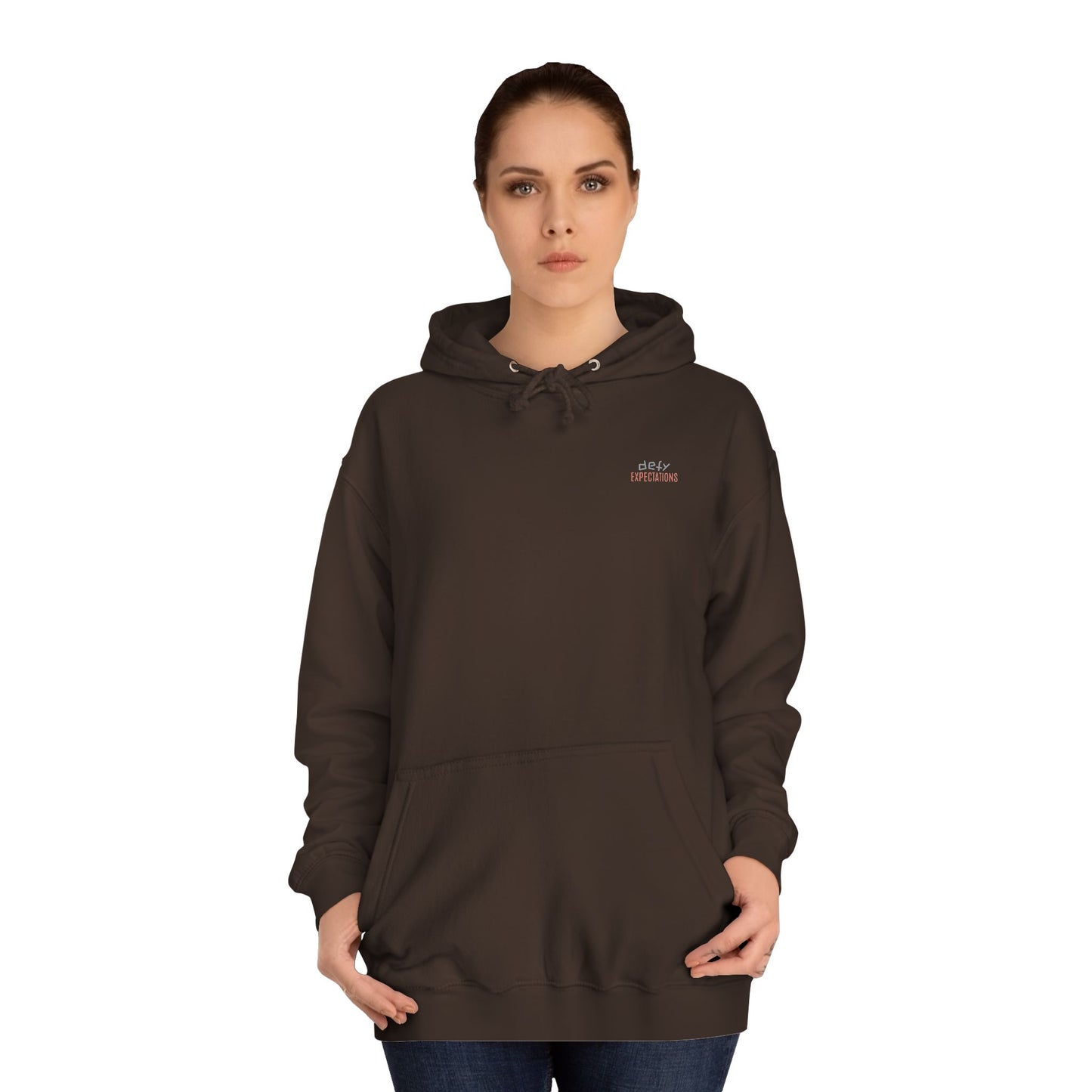 SNRG Unisex Hoodie - Defy Expectations, Sweatshirt, Hooded Jacket, Casual Pullover, Trendy Apparel, Outerwear, Hoodie