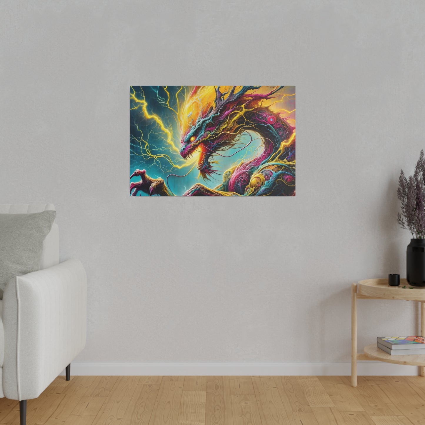 Dragonz Matte Canvas, Stretched, 0.75"