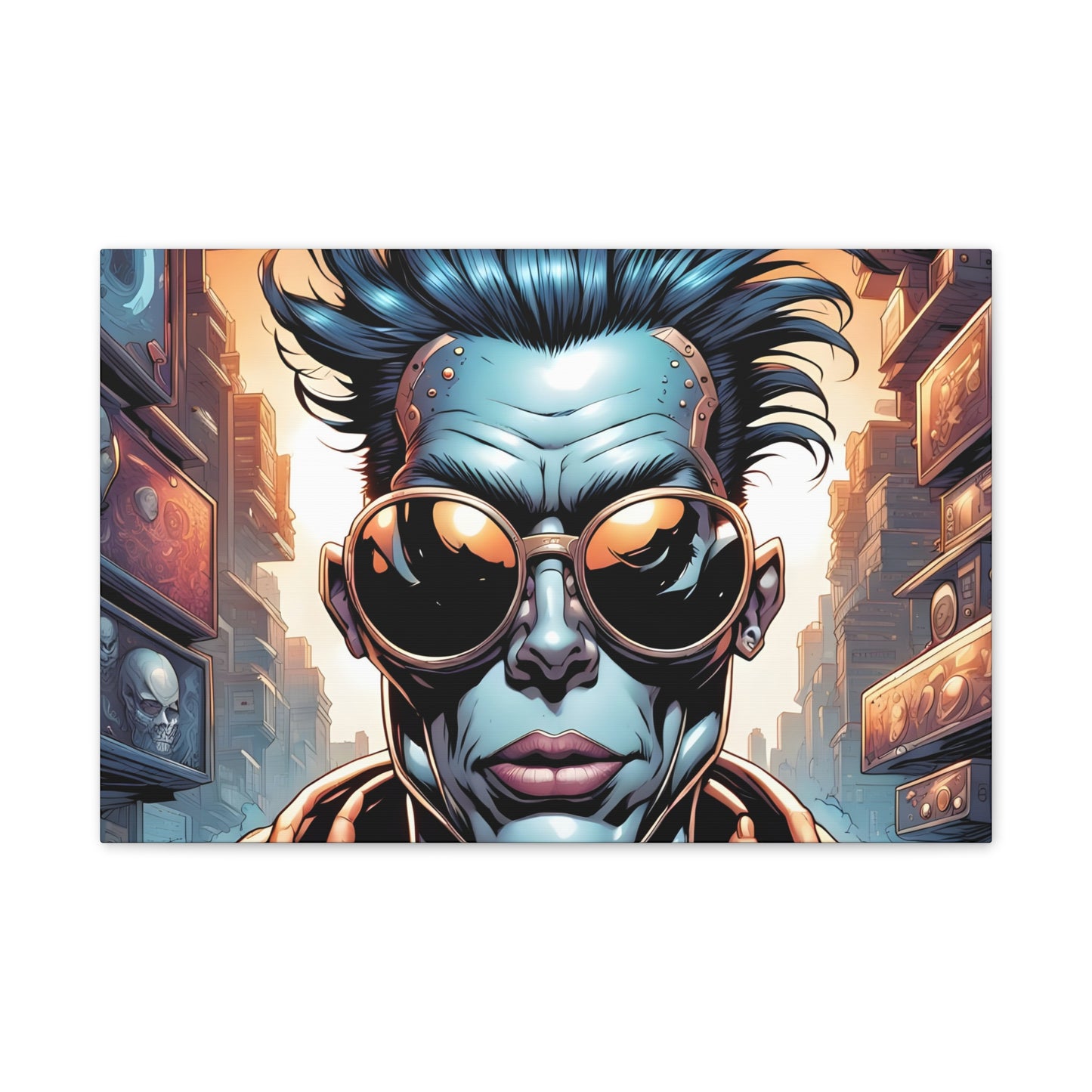 Punkz Canvas Stretched, 0.75"