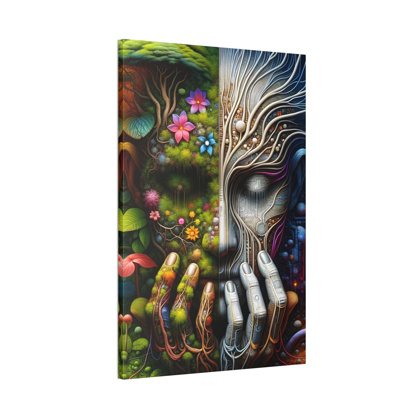 Duality Canvas Art - Stunning Stretched Wall Decor