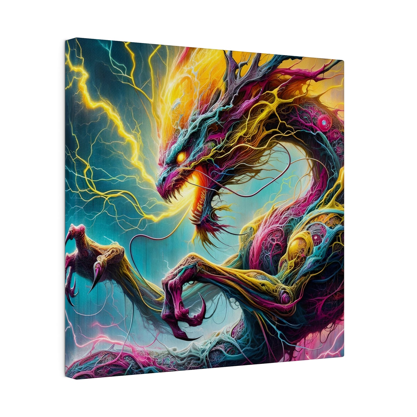 Dragonz Matte Canvas, Stretched, 0.75"