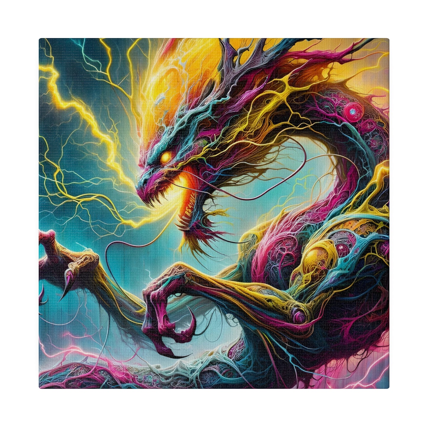 Dragonz Matte Canvas, Stretched, 0.75"