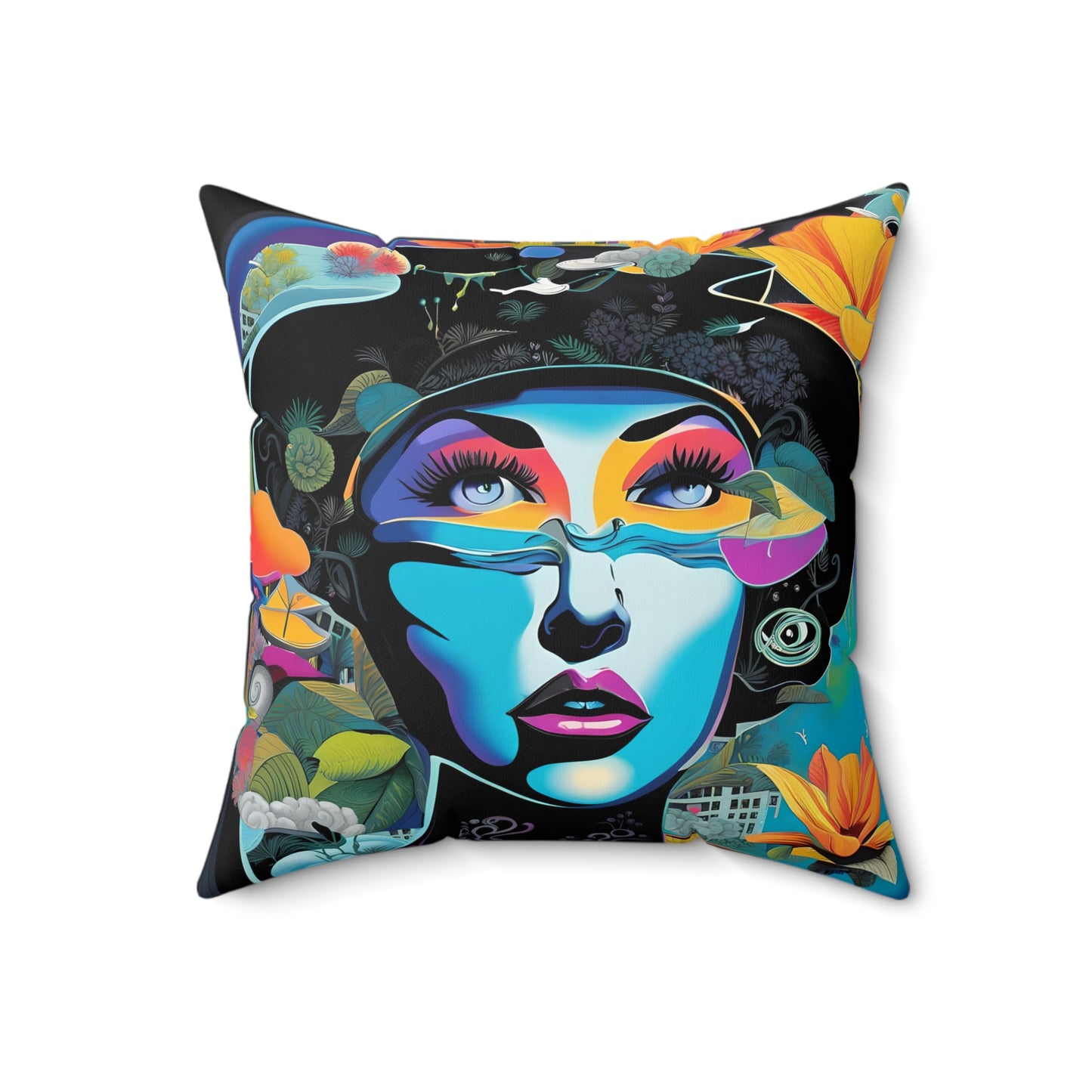Sunsplash Square Pillow
