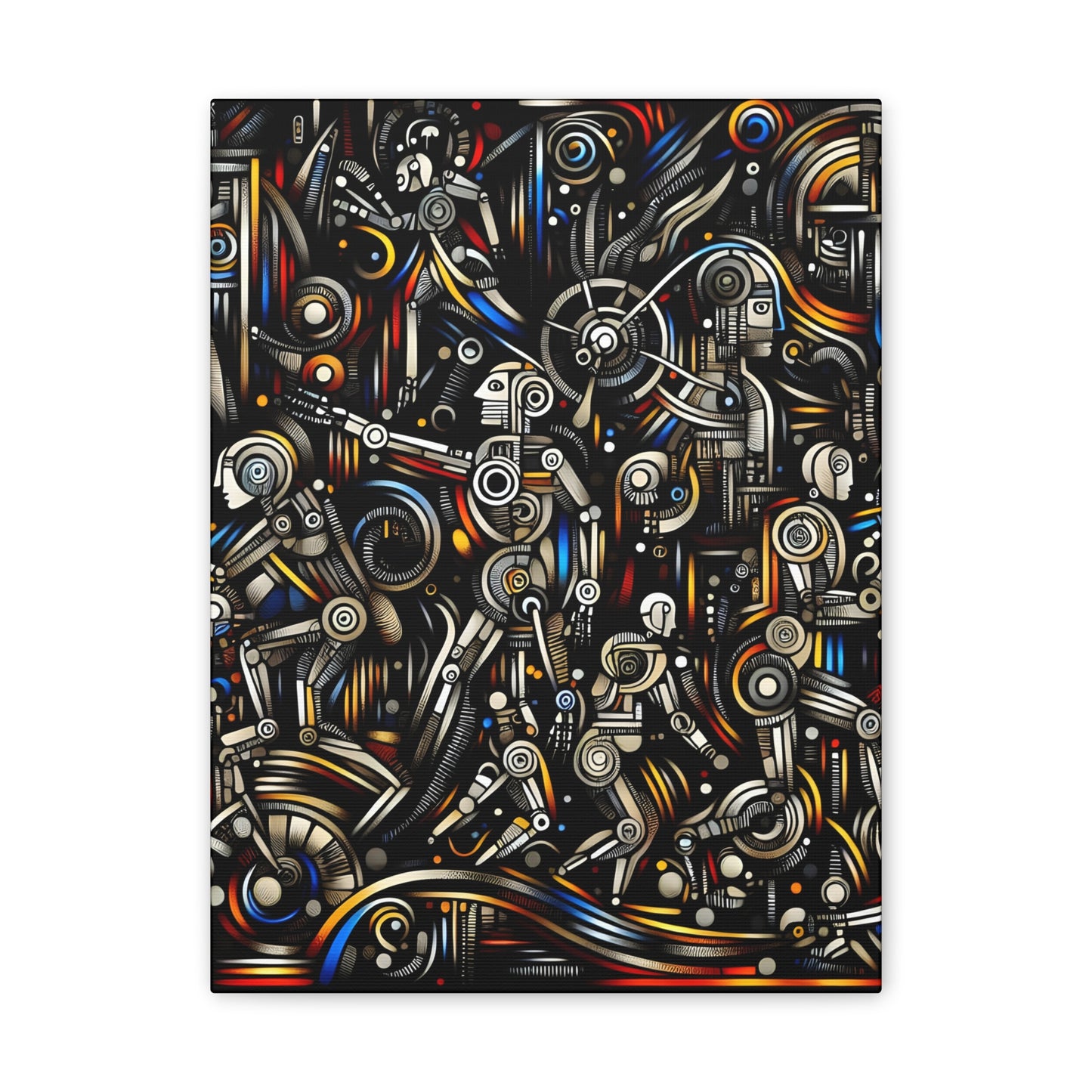 Robotz Canvas Stretched 0.75" Wall Art