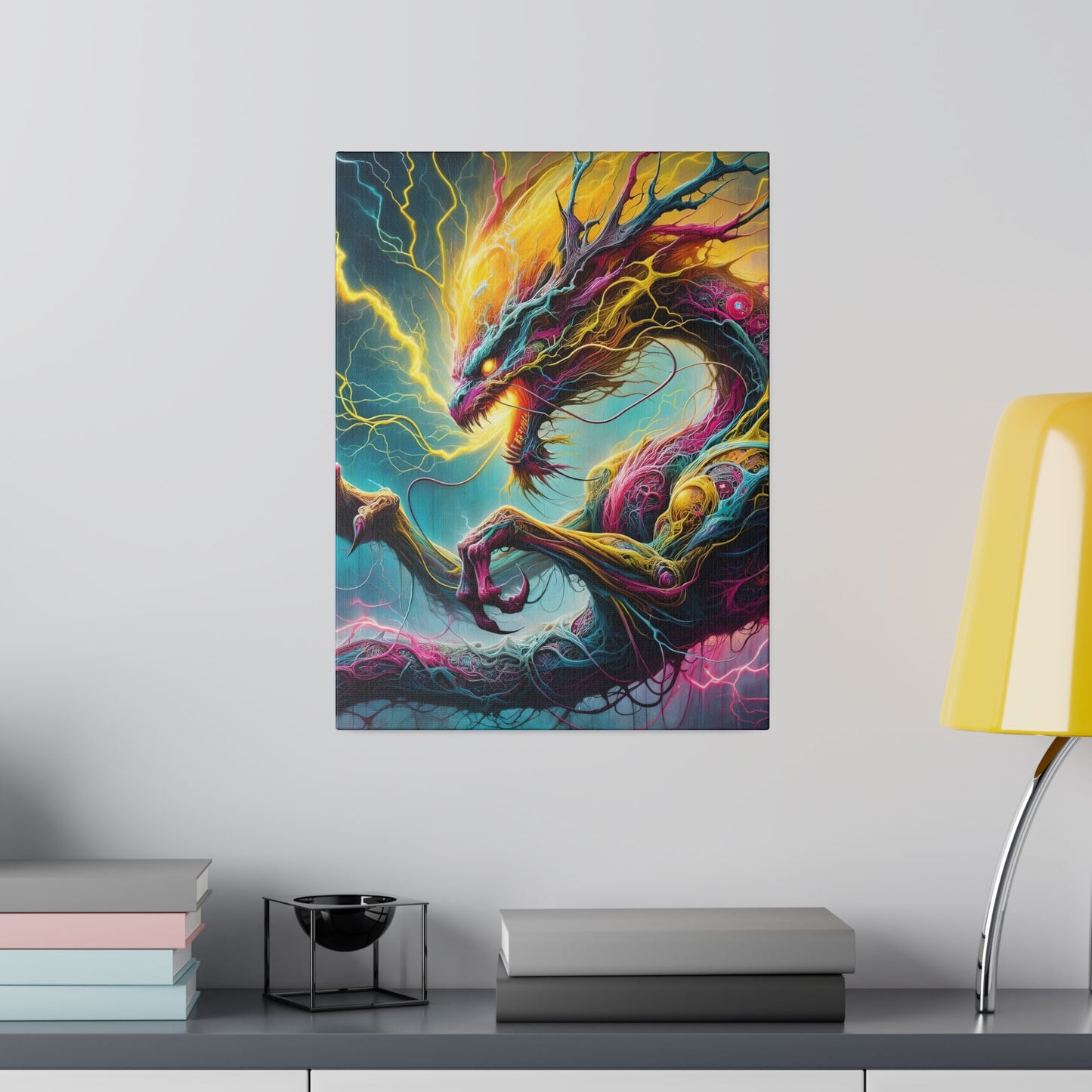 Dragonz Matte Canvas, Stretched, 0.75"