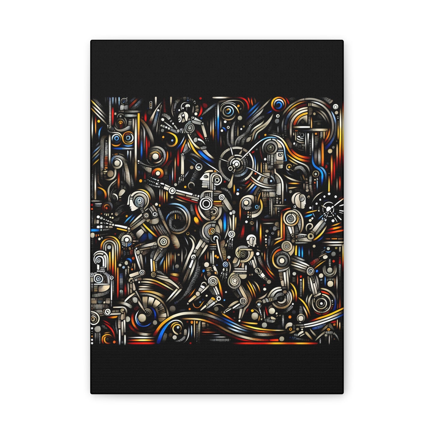 Robotz Canvas Stretched 0.75" Wall Art