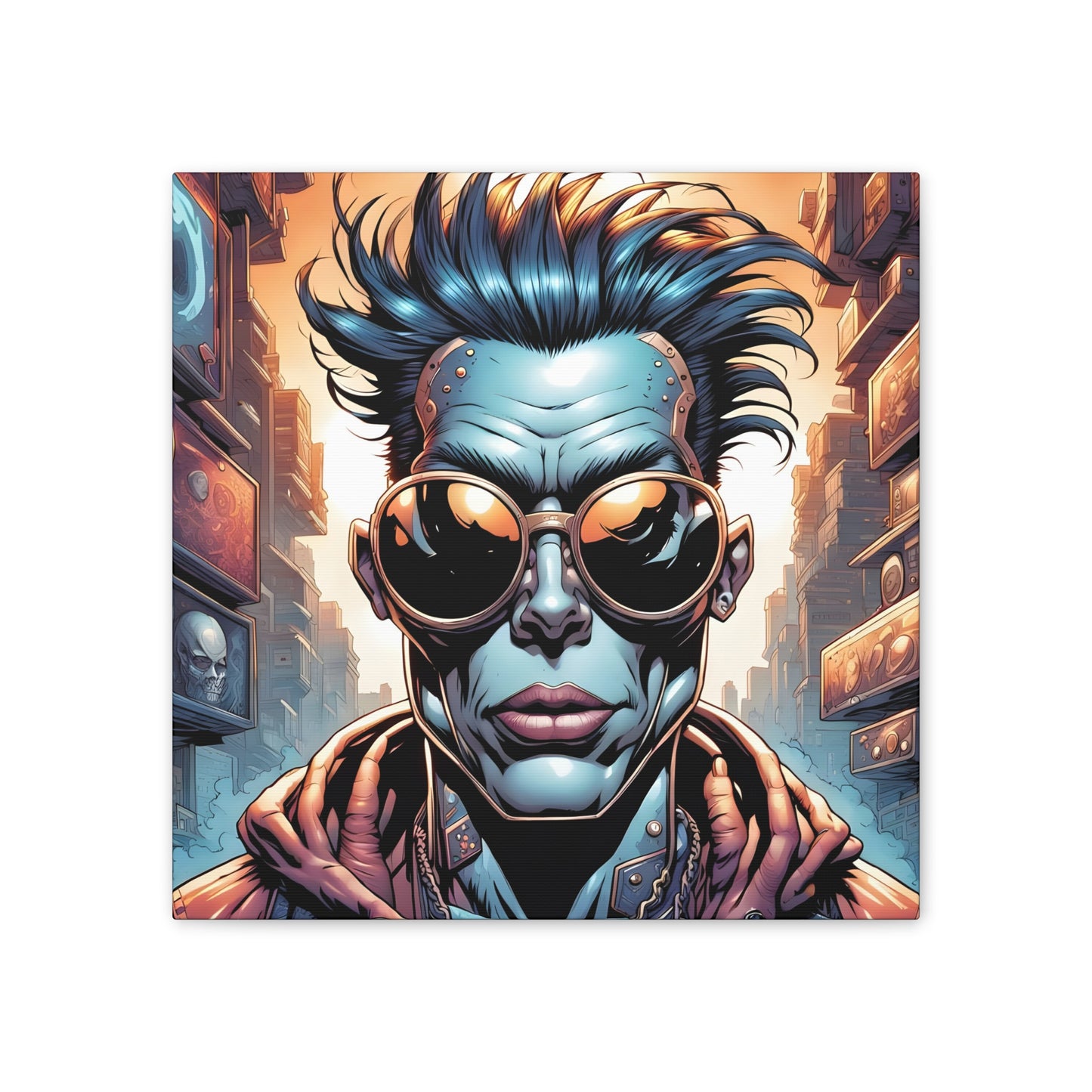 Punkz Canvas Stretched, 0.75"