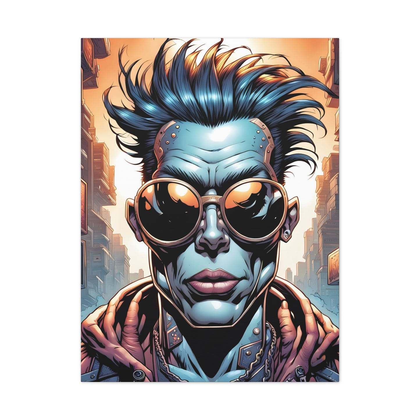 Punkz Canvas Stretched, 0.75"