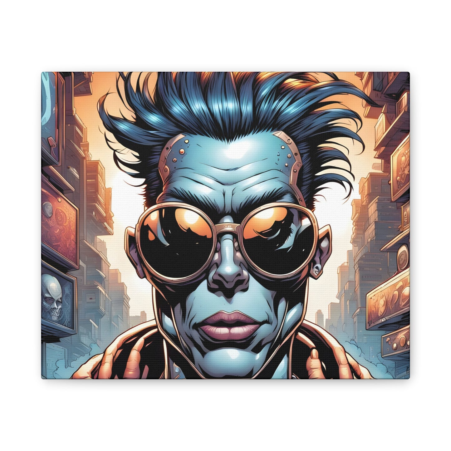 Punkz Canvas Stretched, 0.75"