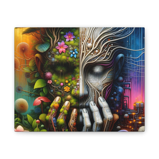 Duality Canvas Art - Stunning Stretched Wall Decor