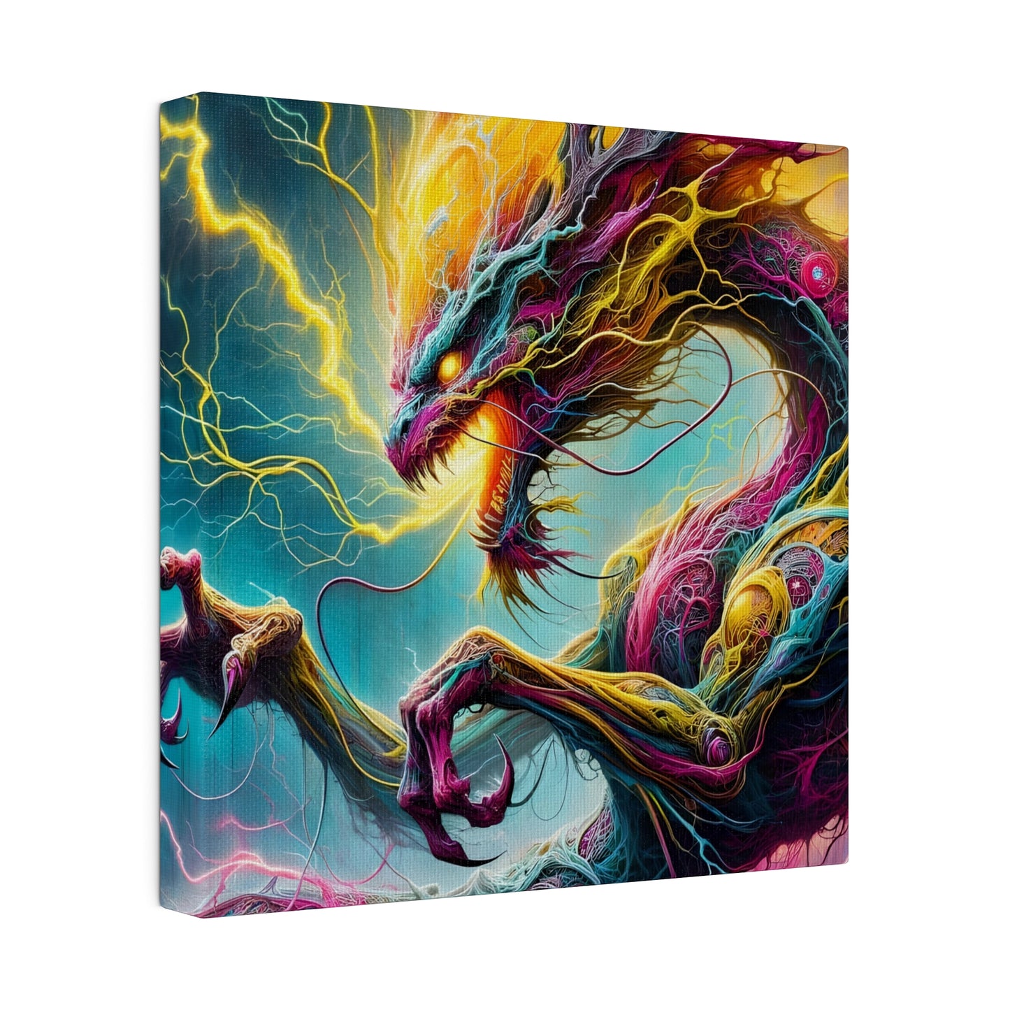 Dragonz Matte Canvas, Stretched, 0.75"