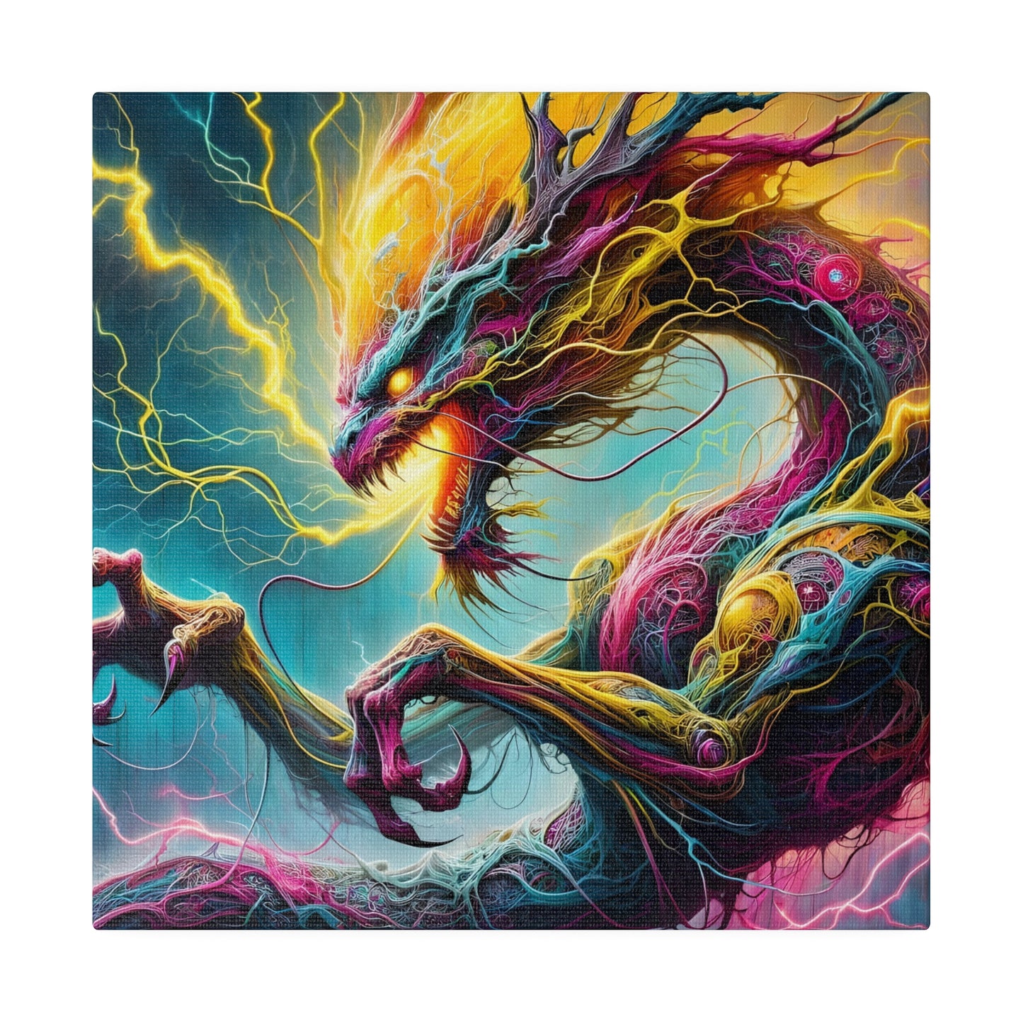 Dragonz Matte Canvas, Stretched, 0.75"