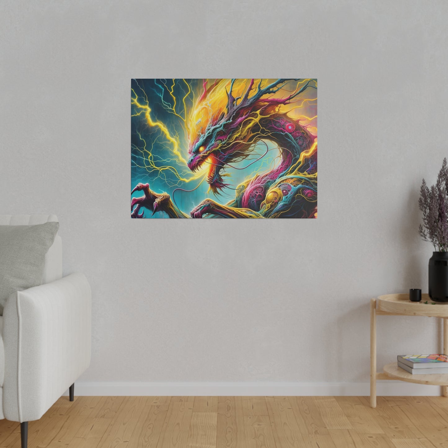 Dragonz Matte Canvas, Stretched, 0.75"