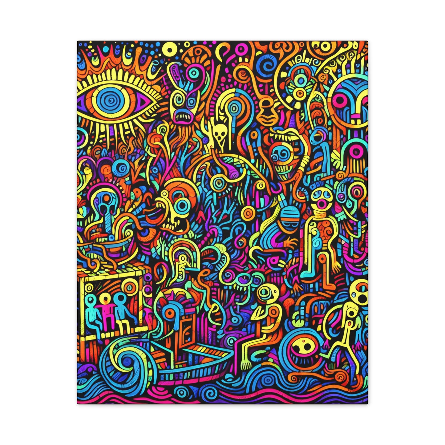 Monsterz Canvas Stretched, 0.75"