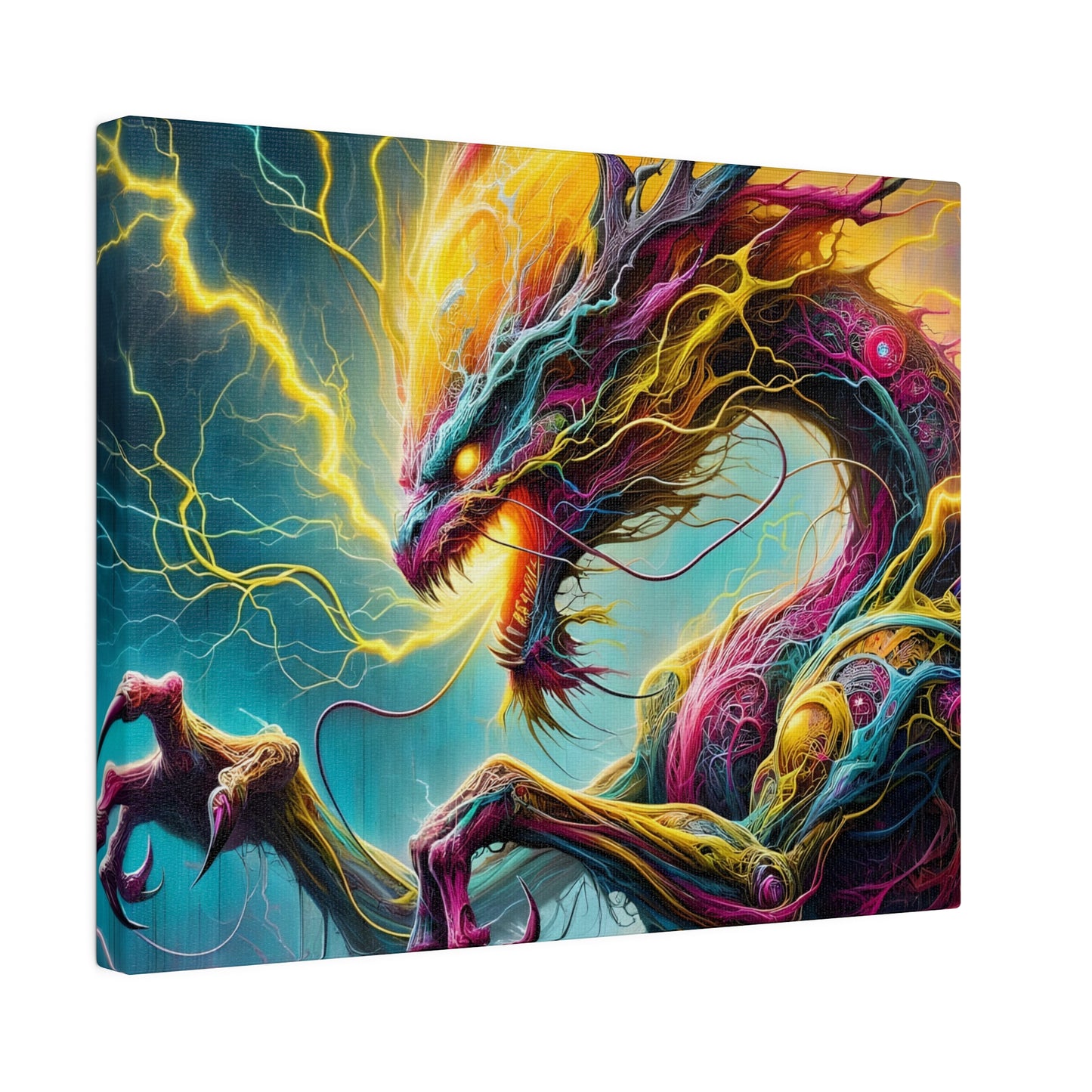 Dragonz Matte Canvas, Stretched, 0.75"