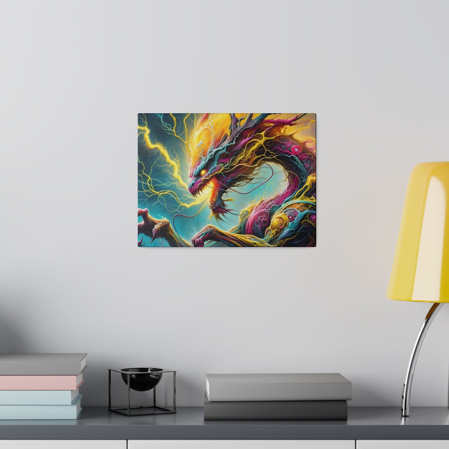 Dragonz Matte Canvas, Stretched, 0.75"