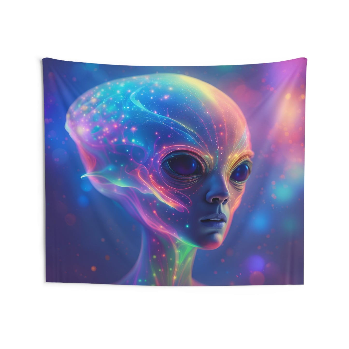 Alien Headz Indoor Wall Tapestry