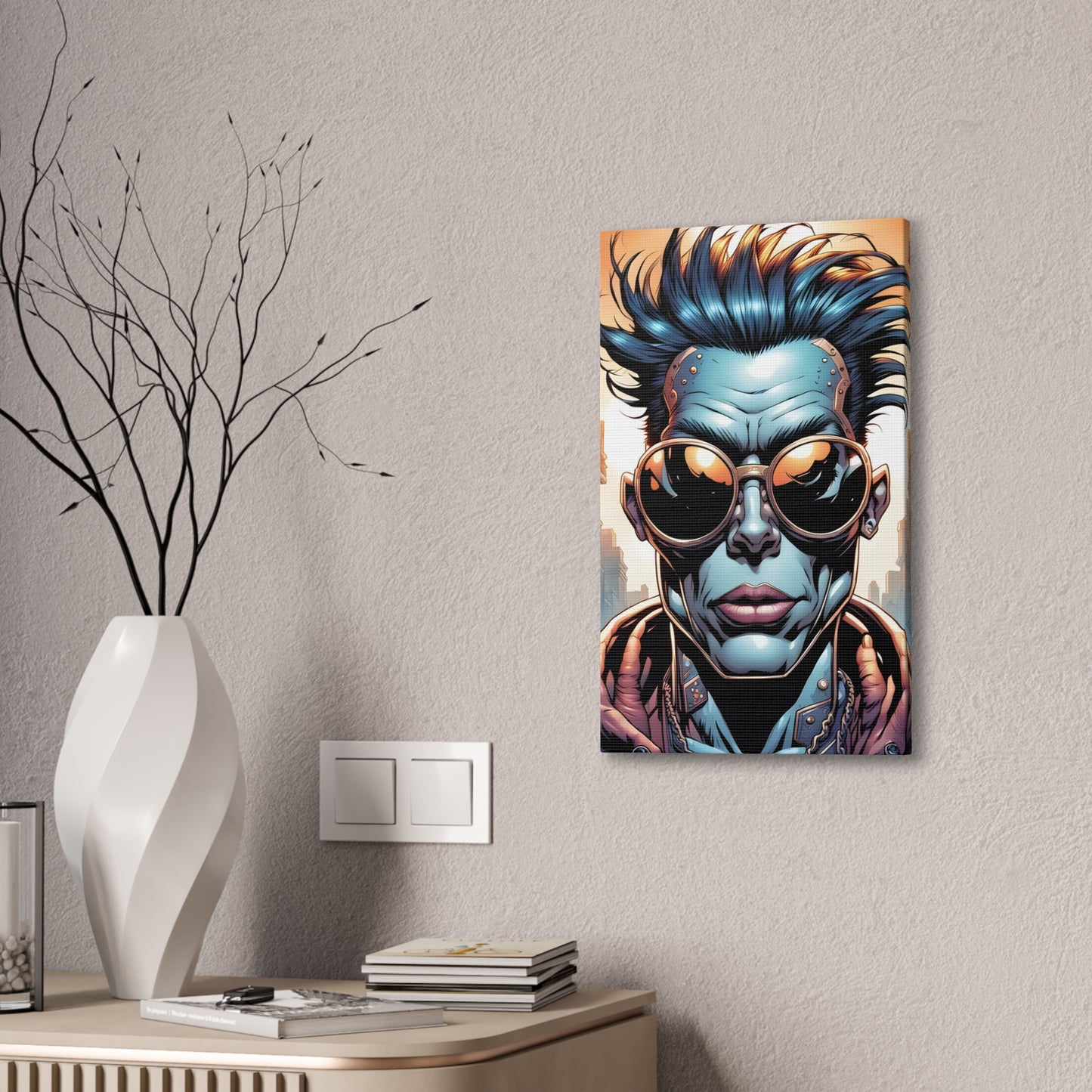 Punkz Canvas Stretched, 0.75"