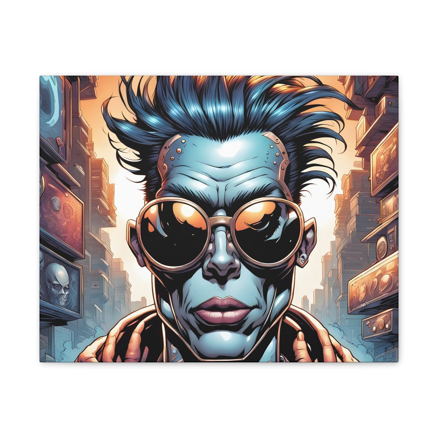 Punkz Canvas Stretched, 0.75"