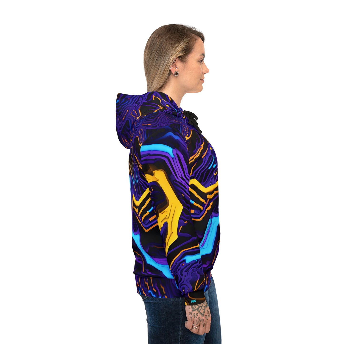 SNRG Patternz Electric Marble Hoodie
