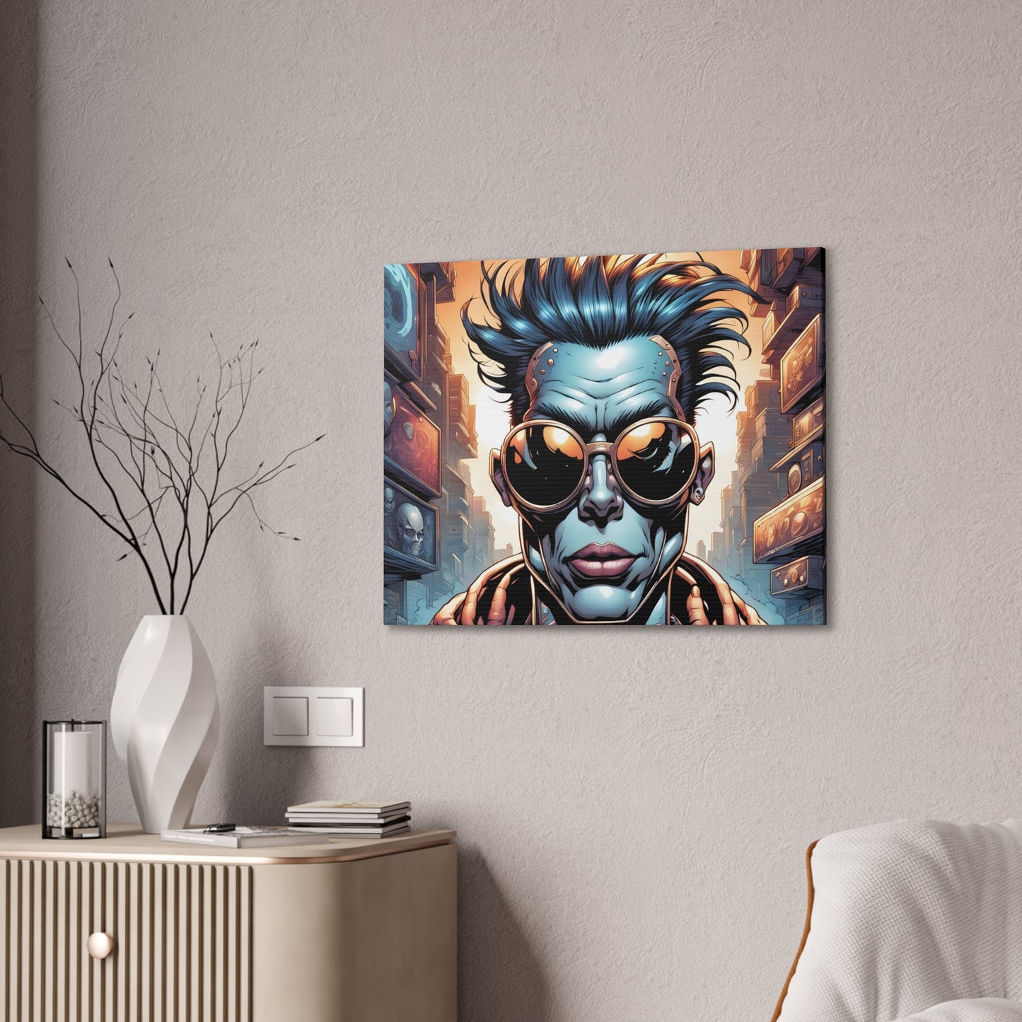 Punkz Canvas Stretched, 0.75"