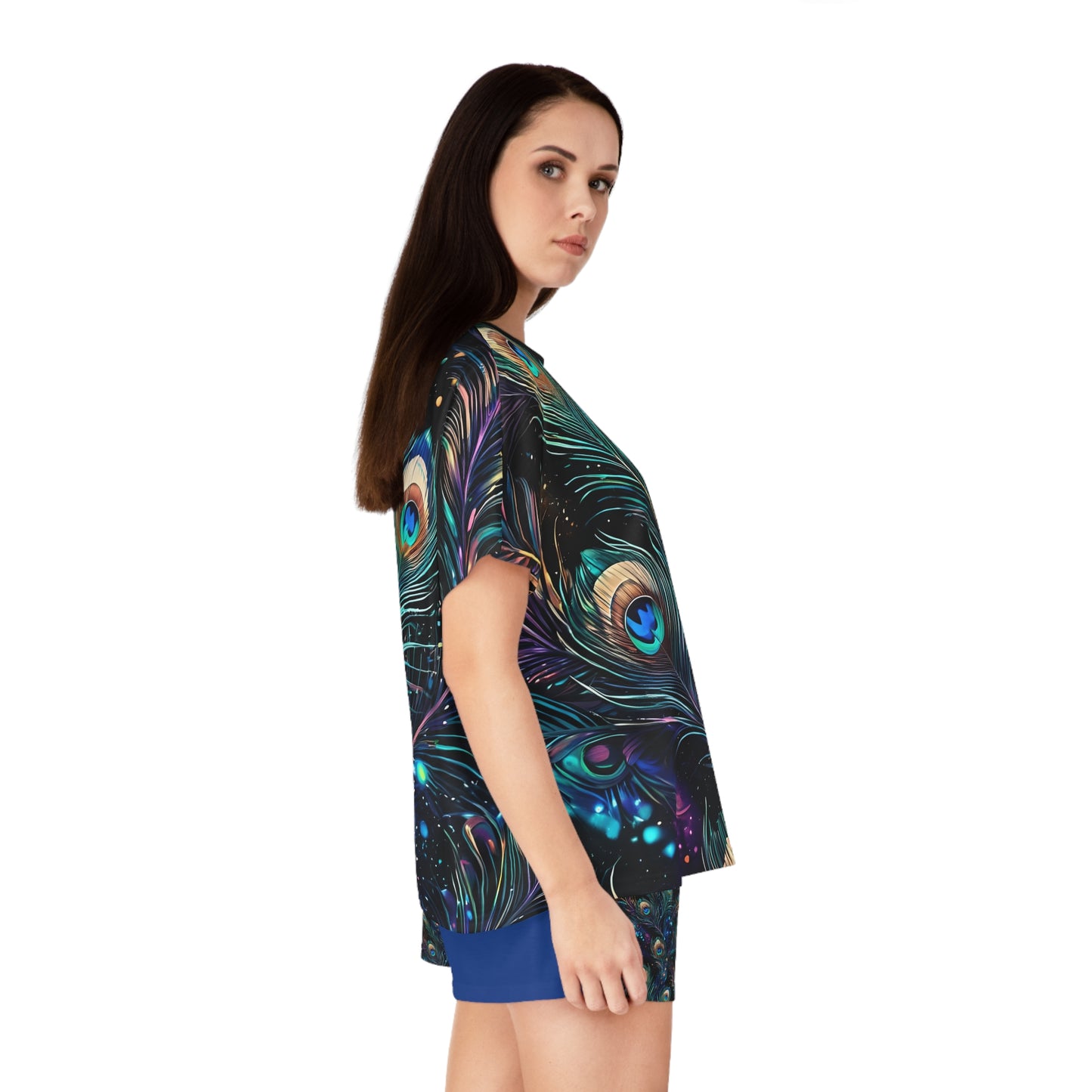 Women's Peacock Short Pajama Set