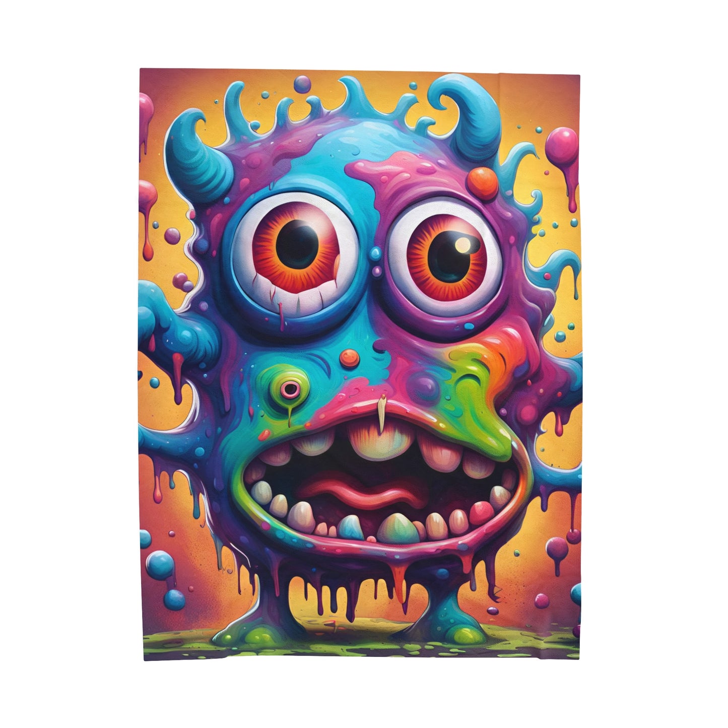 Velveteen Plush Wacky Blanket