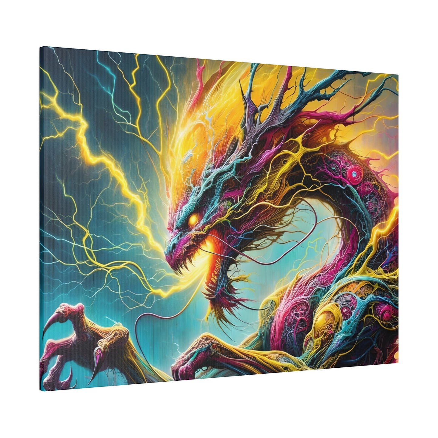 Dragonz Matte Canvas, Stretched, 0.75"