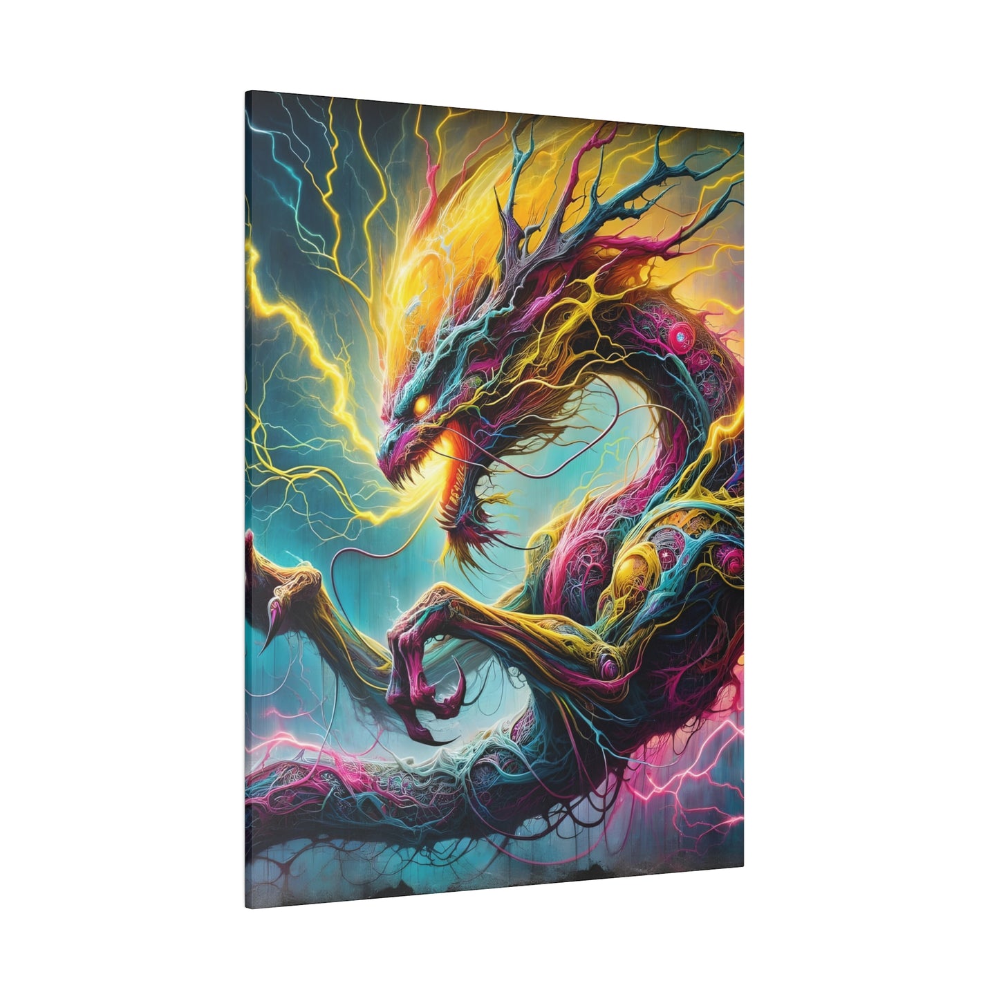 Dragonz Matte Canvas, Stretched, 0.75"