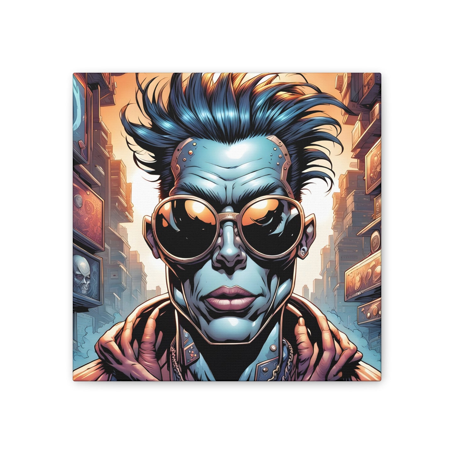 Punkz Canvas Stretched, 0.75"