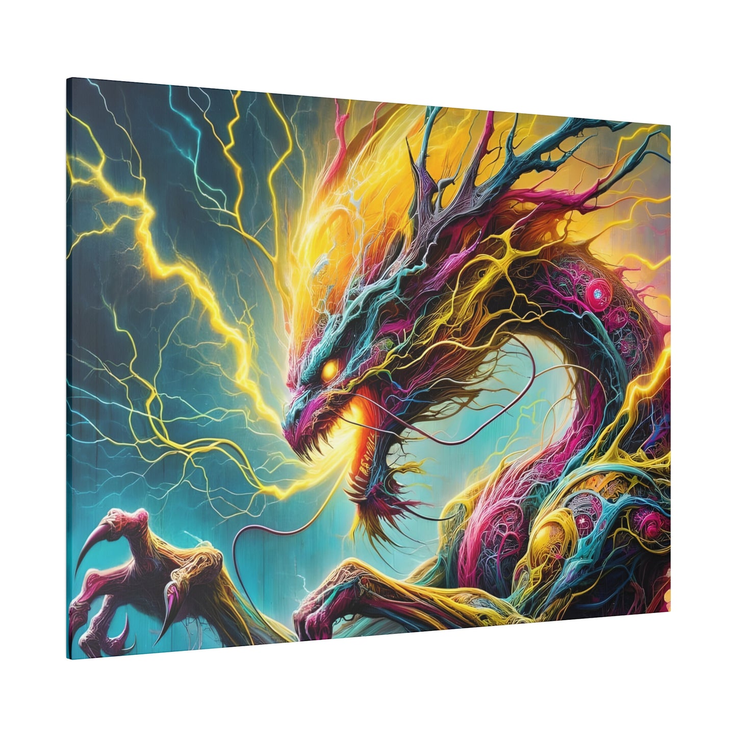 Dragonz Matte Canvas, Stretched, 0.75"