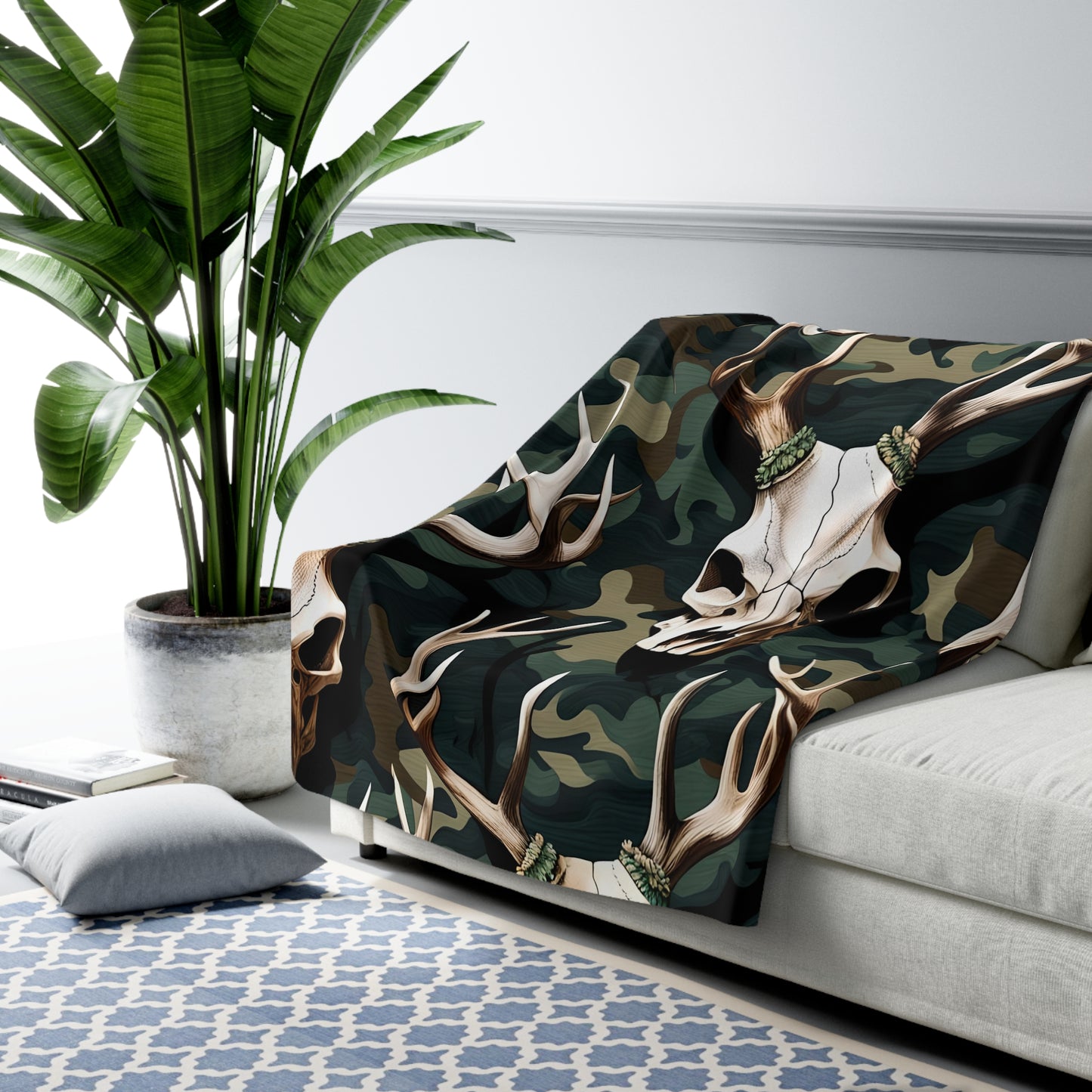 Camoz Sherpa Fleece Blanket