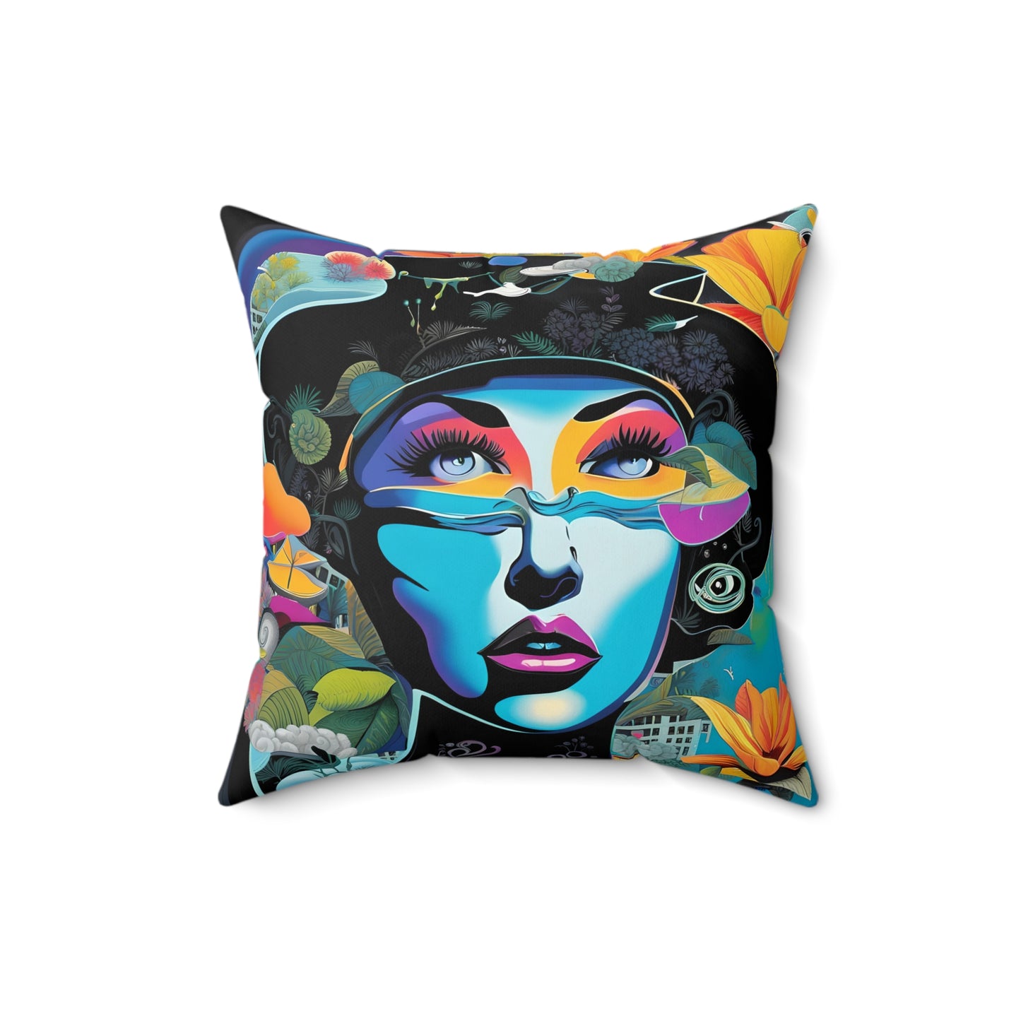Sunsplash Square Pillow