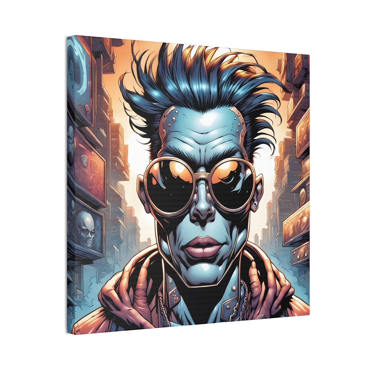 Punkz Canvas Stretched, 0.75"