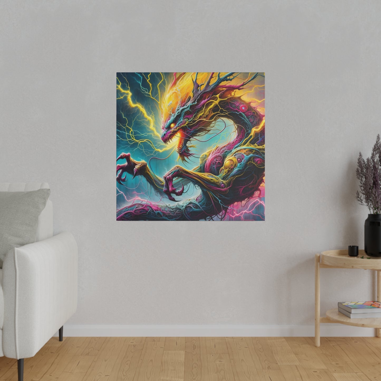 Dragonz Matte Canvas, Stretched, 0.75"