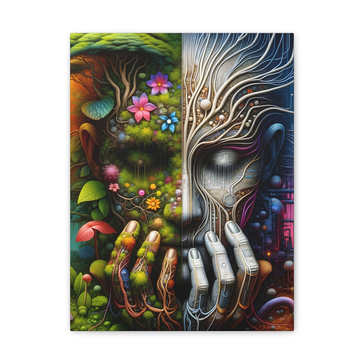 Duality Canvas Art - Stunning Stretched Wall Decor