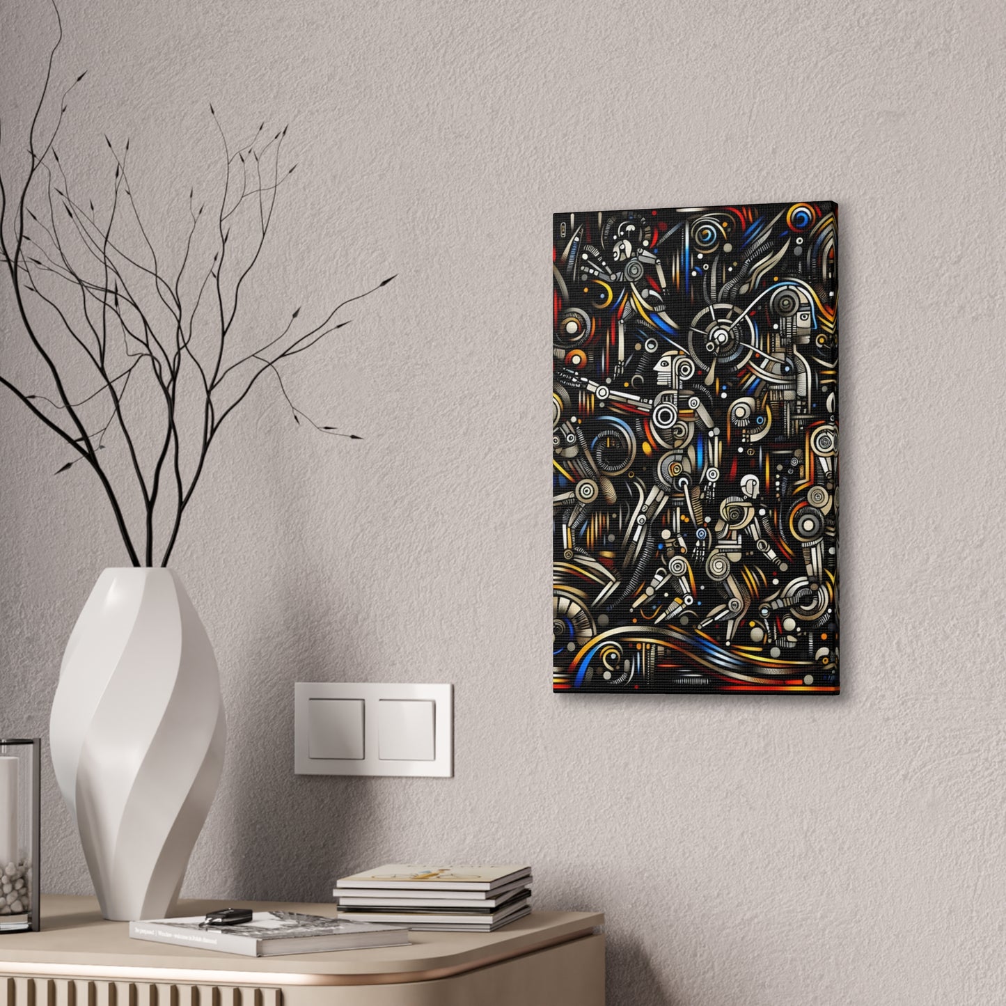 Robotz Canvas Stretched 0.75" Wall Art