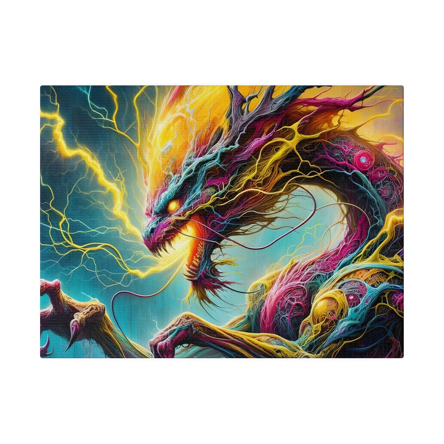 Dragonz Matte Canvas, Stretched, 0.75"
