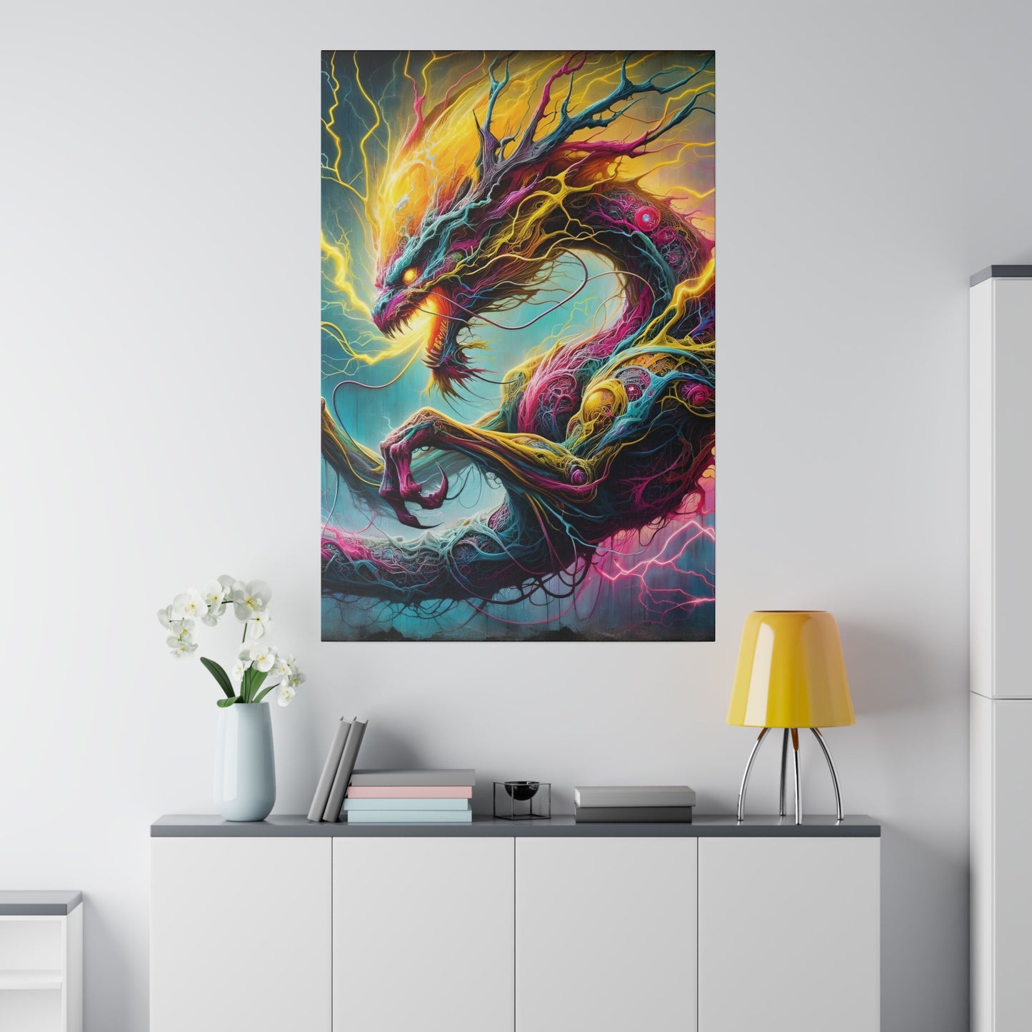 Dragonz Matte Canvas, Stretched, 0.75"