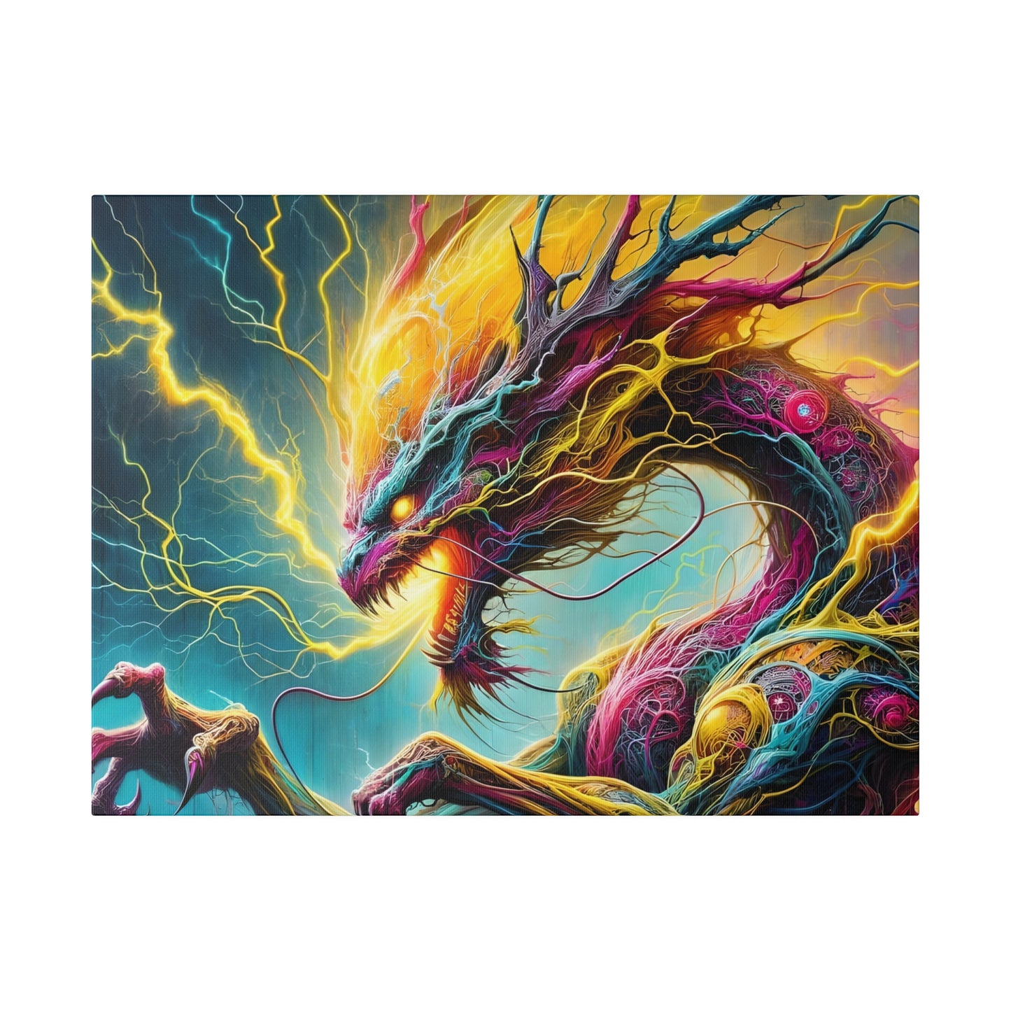 Dragonz Matte Canvas, Stretched, 0.75"