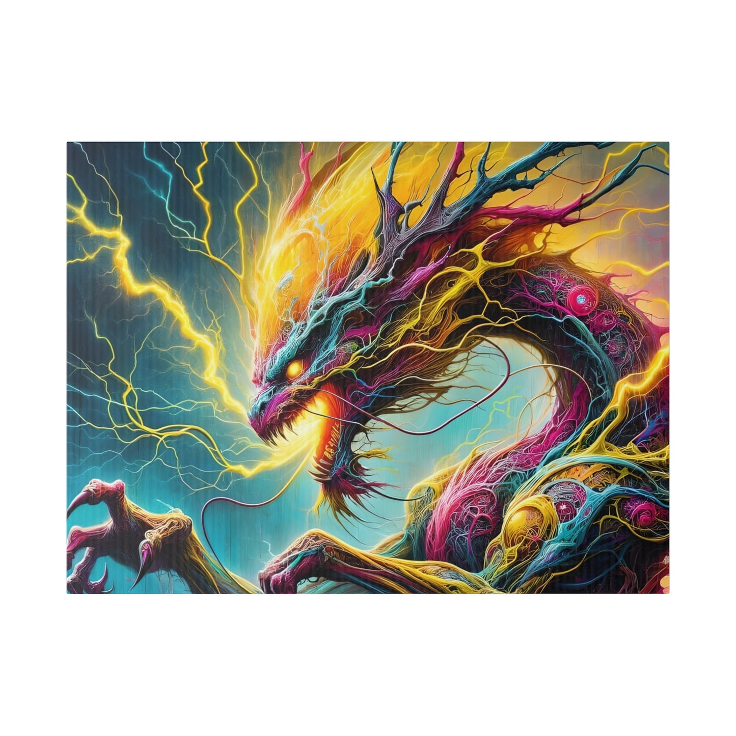 Dragonz Matte Canvas, Stretched, 0.75"