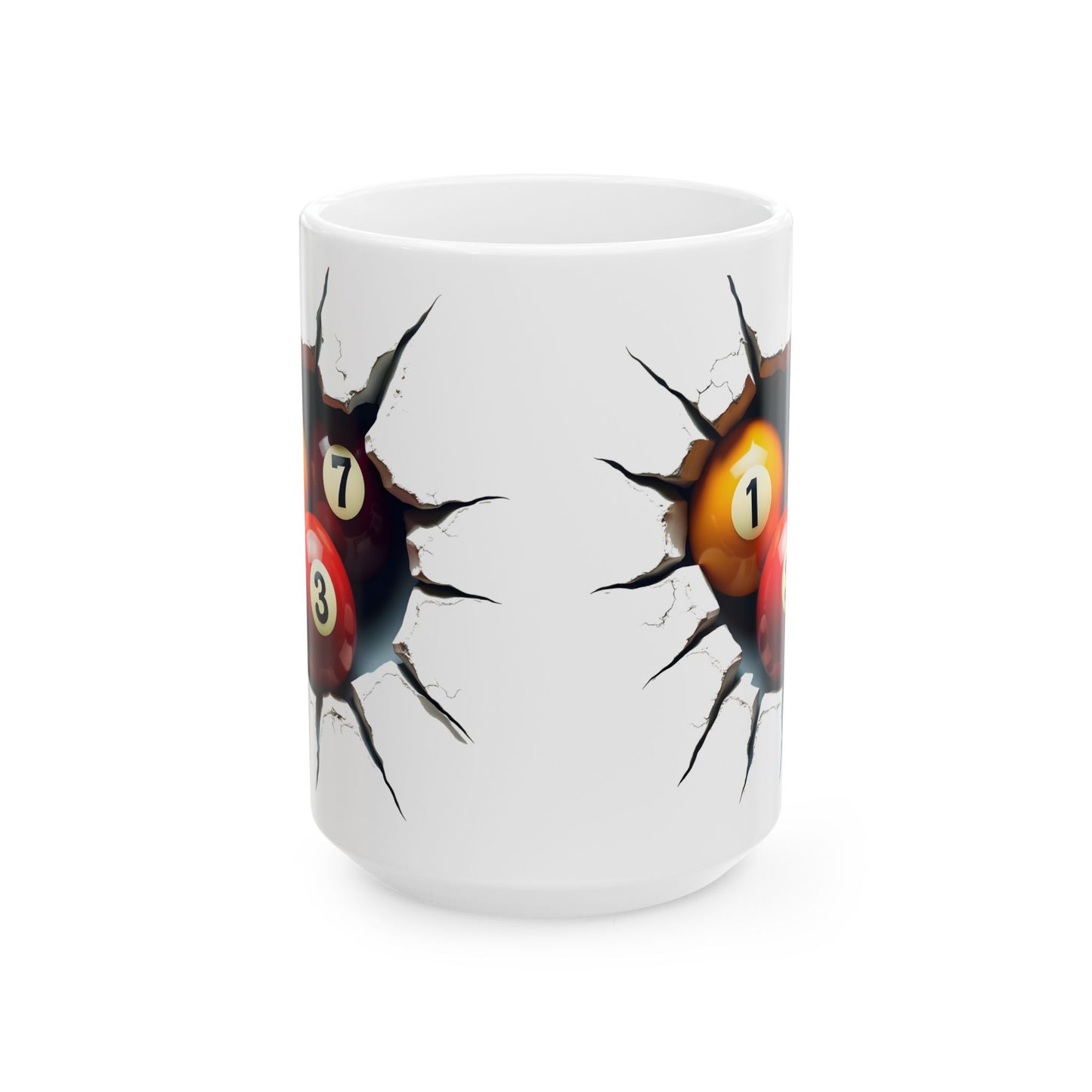 Breakthrough Billiards Ceramic Mug | Pool Lover Gift