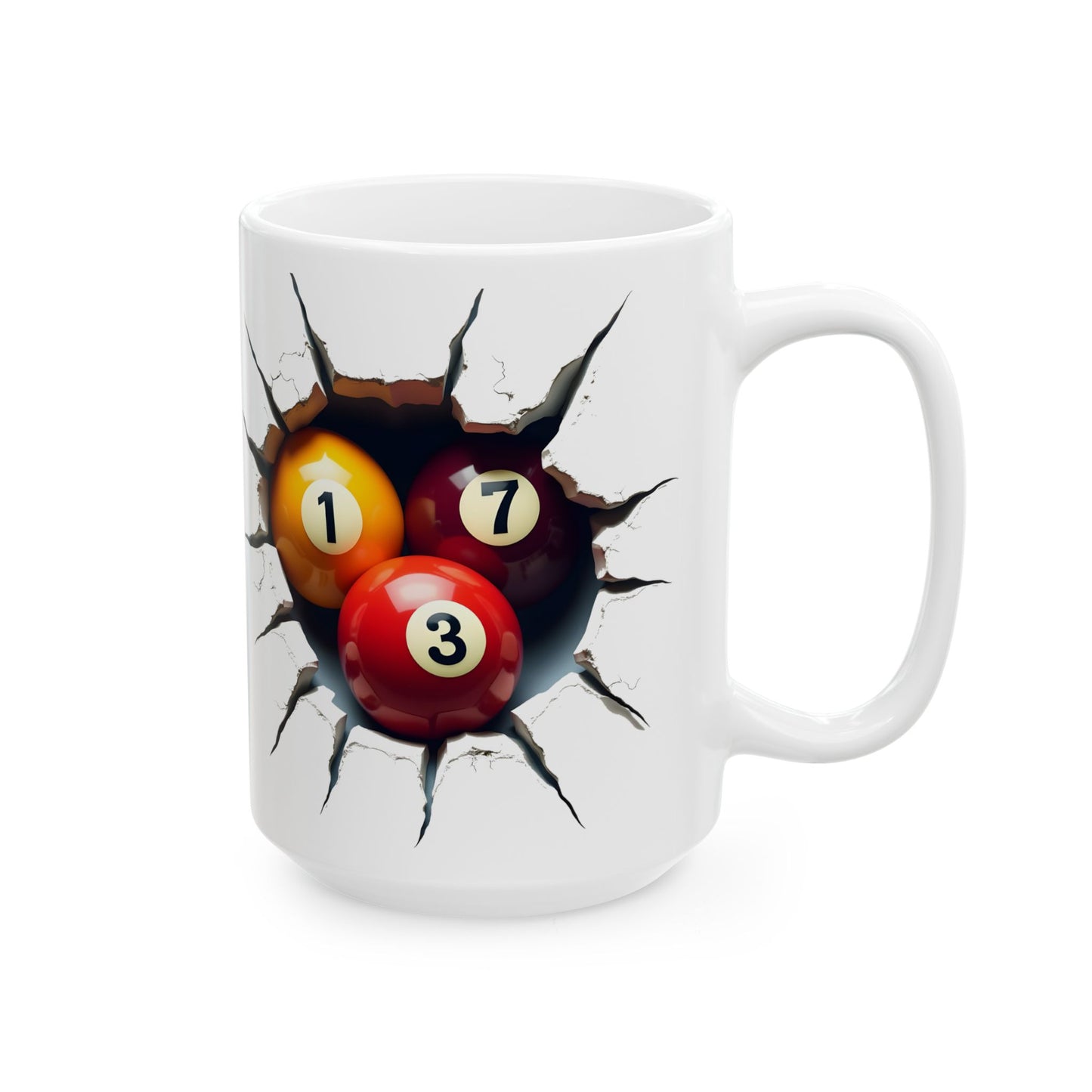 Breakthrough Billiards Ceramic Mug | Pool Lover Gift