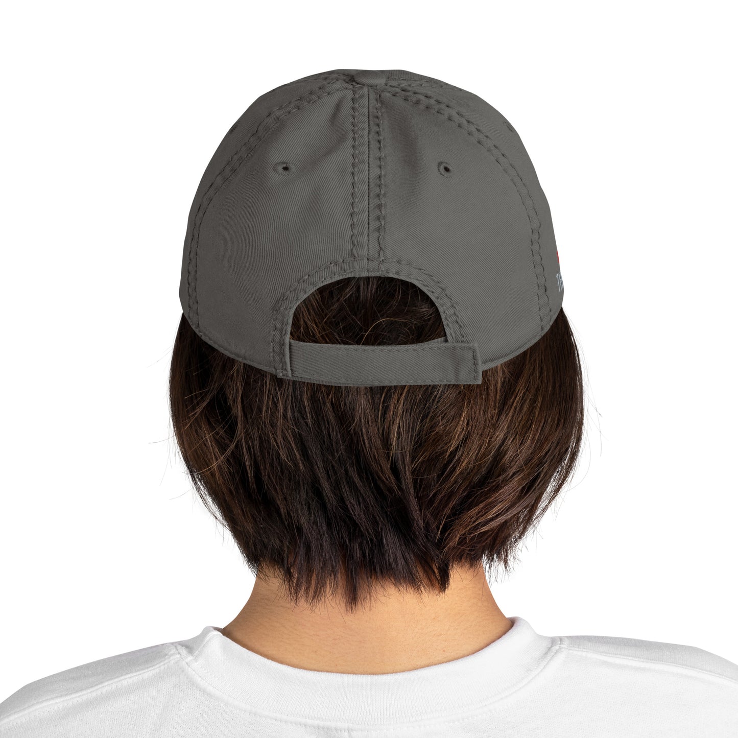 Branded Distressed Dad Hat