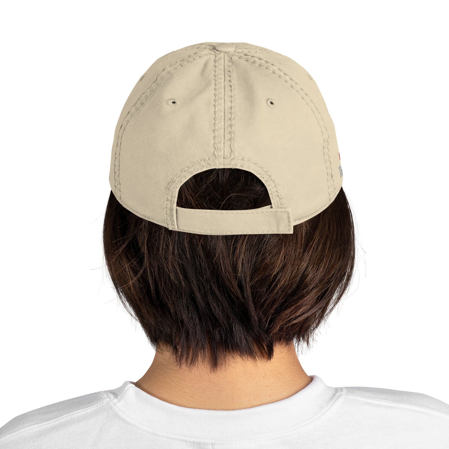 Branded Distressed Dad Hat